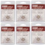 Wein Cell MRB625 Mercury Free 1.35V Battery, 6 Pack